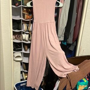 Love Tree Pink Jumpsuit